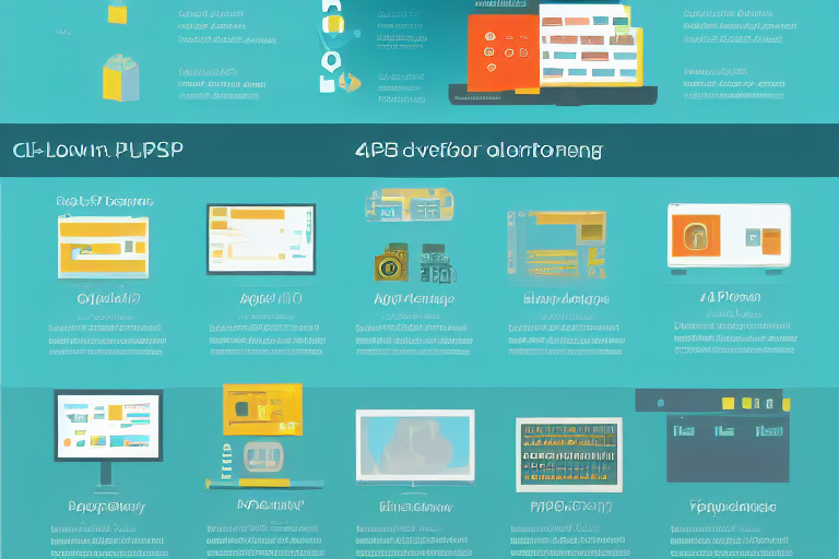 로우코드와 프로그래밍의 비교 인포그래픽