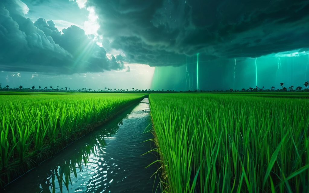벼농사의 역설과 AI가 그려내는 기후 위기의 새로운 해법