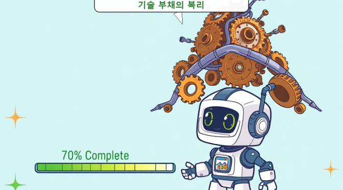 70% 완성된 것처럼 보일 때가 가장 위험합니다 — ‘빠른 출시’라는 함정과 기술 부채의 복리