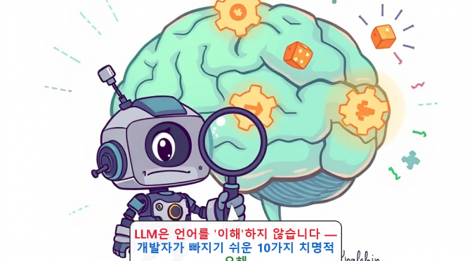 LLM은 언어를 ‘이해’하지 않습니다 — 개발자가 빠지기 쉬운 10가지 치명적 오해