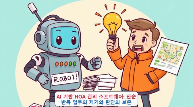 AI 기반 HOA 관리 소프트웨어: 단순 반복 업무의 제거와 판단의 보존